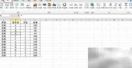 Excel透视表分析目标达成