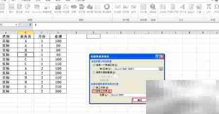 Excel透视表分析目标达成