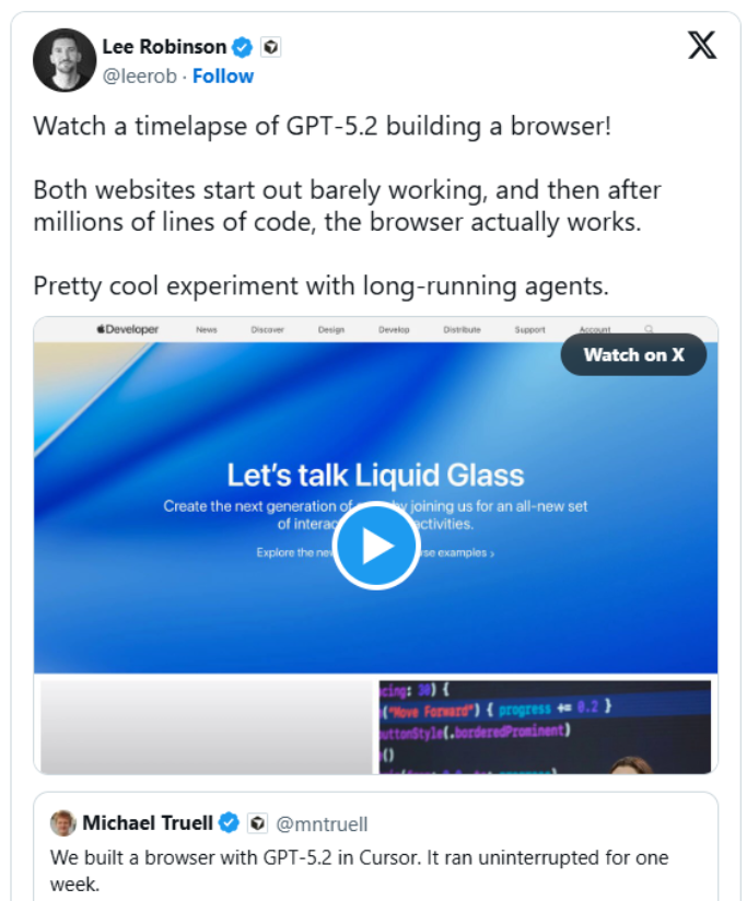 GPT-5.2 长程自动化编程任务中表现优于 Claude Opus 4.5