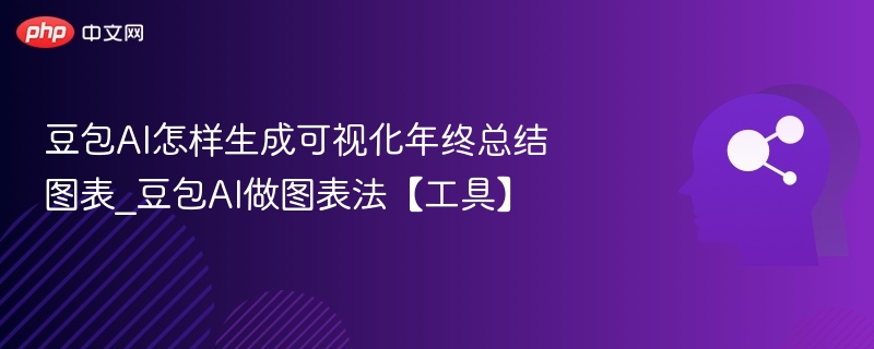 豆包AI生成年终总结图表技巧