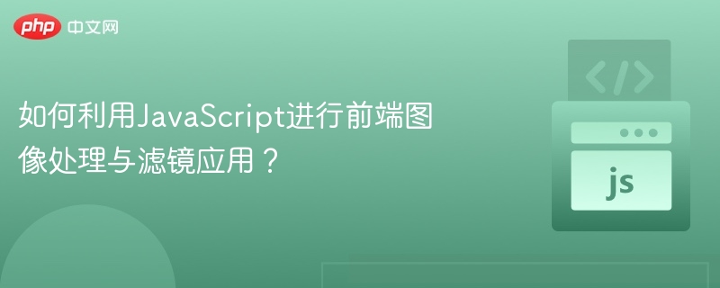 JavaScript图像滤镜处理教程详解