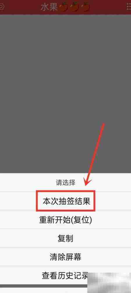 如何复制随机抽签结果