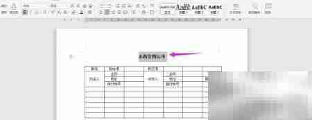 Word制作水路货物运单指南