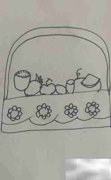 水果店简笔画技巧