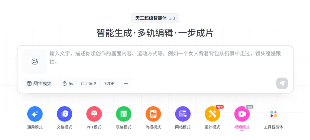 SkyworkVideov1.0发布，全流程视频创作Agent上线