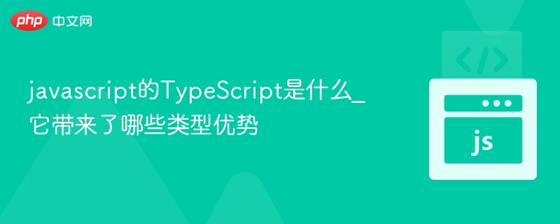 javascript的TypeScript是什么_它带来了哪些类型优势