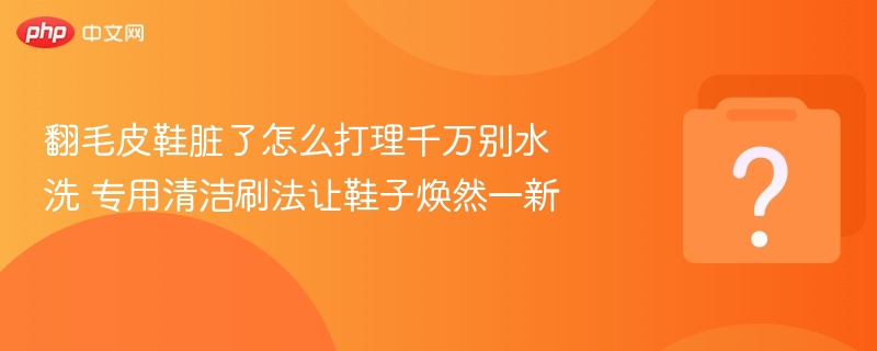 翻毛皮鞋脏了怎么洗？专业刷法轻松焕新