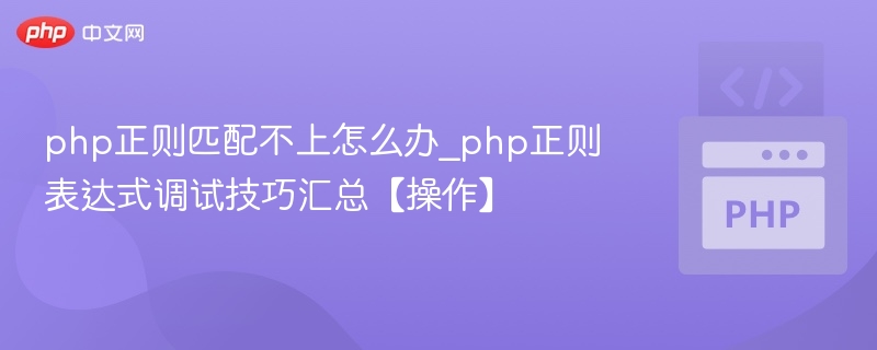 PHP正则匹配失败解决方法大全