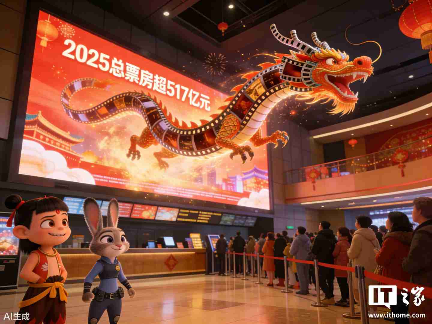 超 8100 亿元，我国 2025 年电影全产业链产值位居全球前列