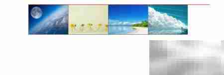 HTML图片横排代码示例