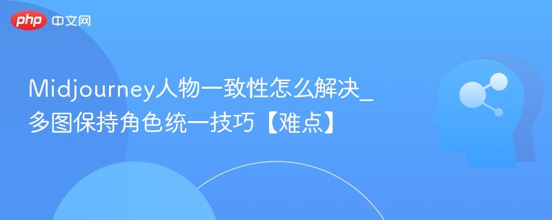 Midjourney角色统一技巧分享