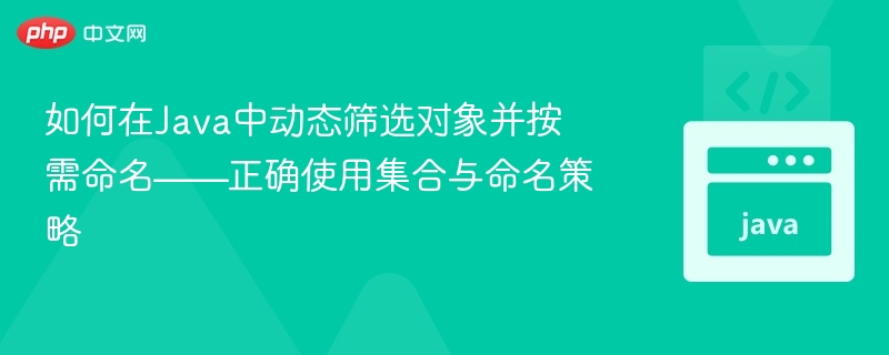 Java动态筛选命名技巧与实战解析