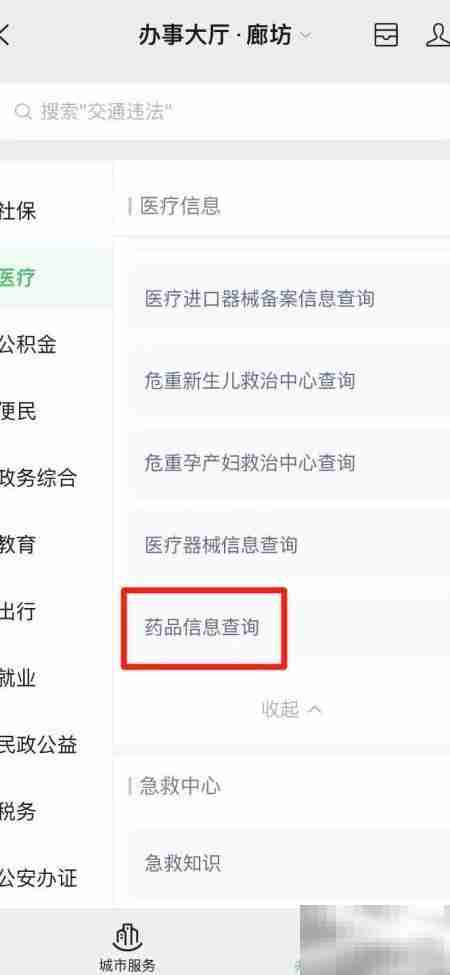 微信查药品信息指南