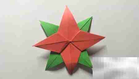 花叶双全折纸花