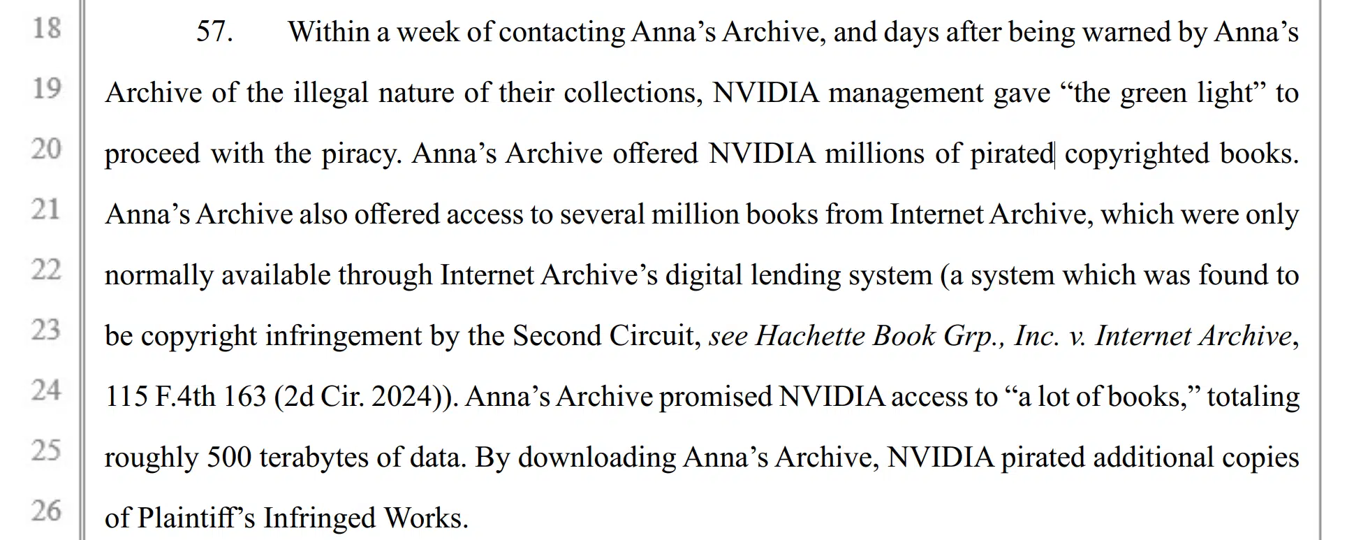 英伟达主动洽谈 Anna's Archive，获取数百万盗版电子书训练 AI