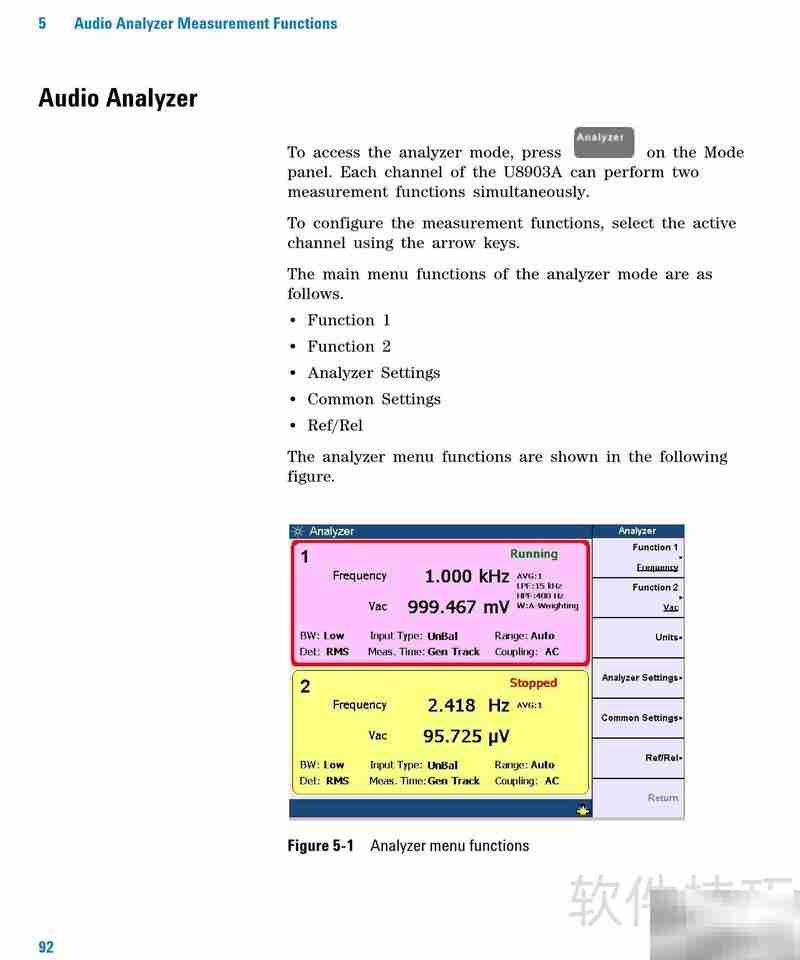 U8903A音频分析仪操作指南