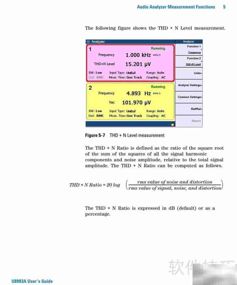 U8903A音频分析仪操作指南