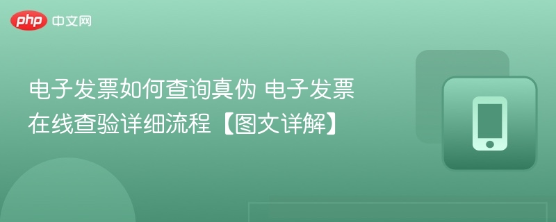 电子发票真伪查询方法及步骤