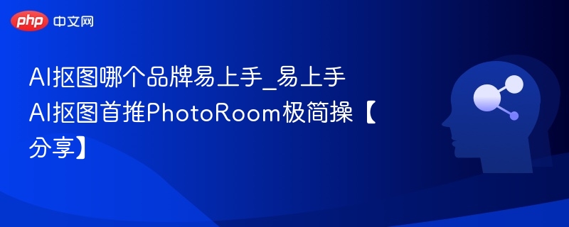 PhotoRoomAI抠图教程：轻松上手指南