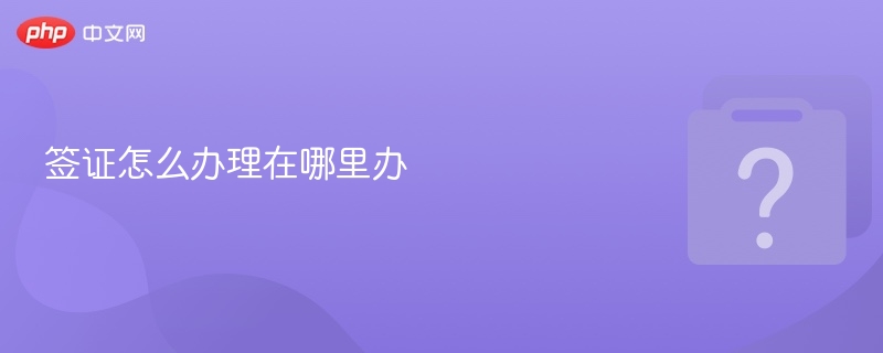 签证办理地点和流程全攻略