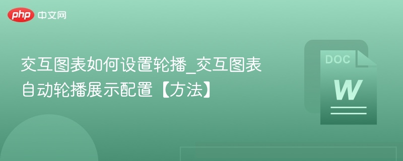 交互图表自动轮播怎么设置