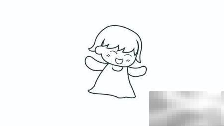 小天使简笔画步骤教学详解