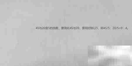 0.45:0.2化简比方法