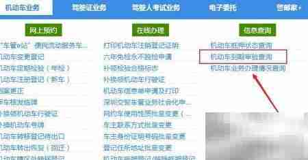车辆年检查询系统使用指南