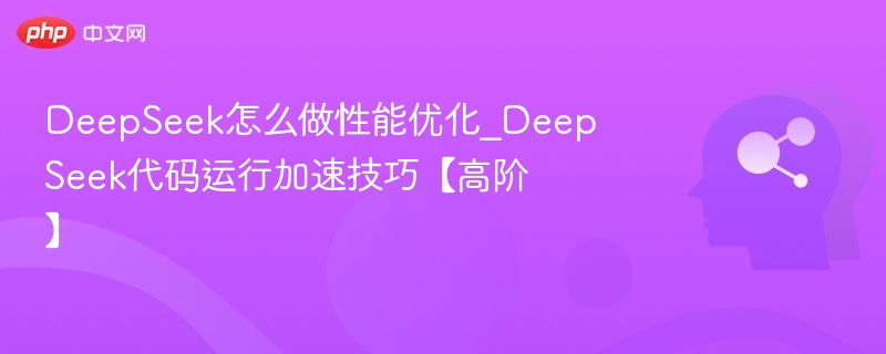 DeepSeek性能优化技巧分享