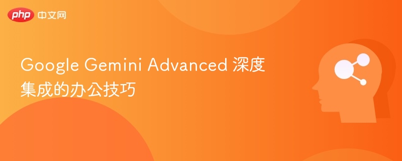 GoogleGeminiAdvanced使用技巧详解