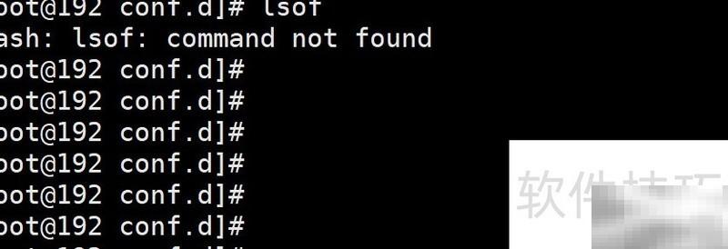 lsof命令找不到怎么解决