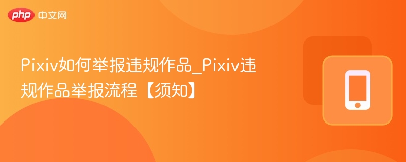 Pixiv如何举报违规作品_Pixiv违规作品举报流程【须知】