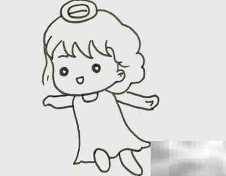 小天使简笔画：可爱萌娃手绘教程