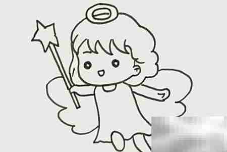 小天使简笔画：可爱萌娃手绘教程