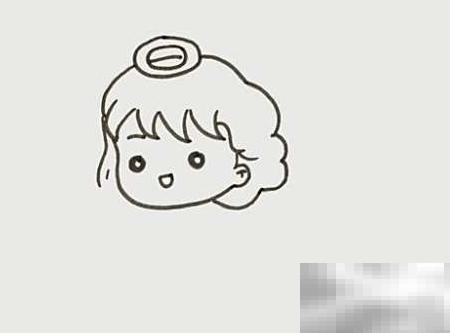 小天使简笔画教程：萌娃绘制步骤详解