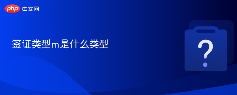 M类签证是什么？详解M类签证类型