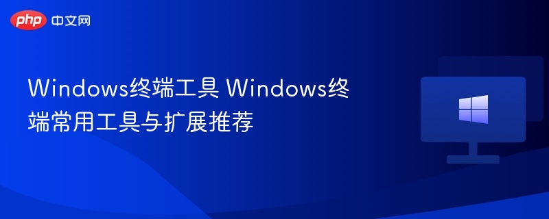 Windows终端工具推荐及使用技巧