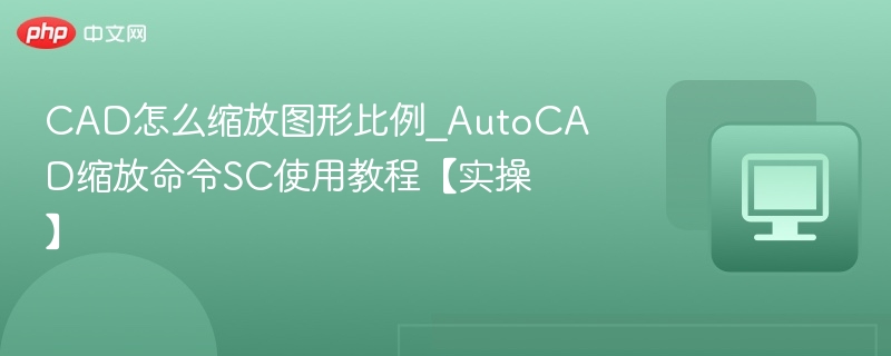 CAD中SC命令缩放技巧详解