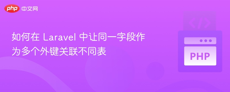 Laravel多表外键设置技巧