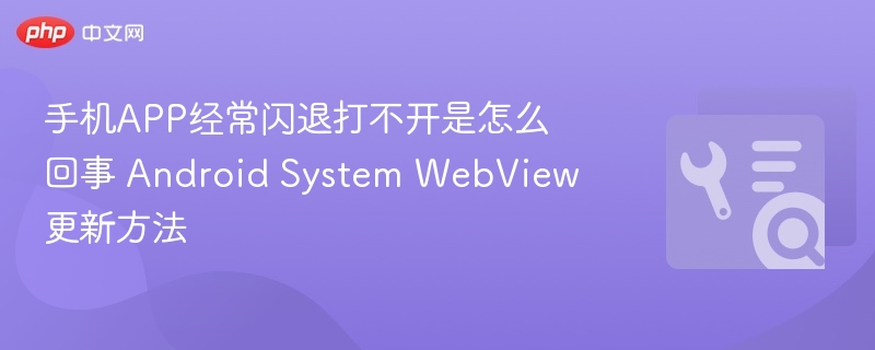 AndroidWebView闪退原因与解决方法