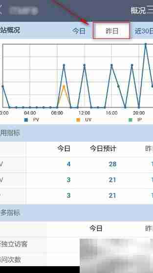 手机端统计网站数据
