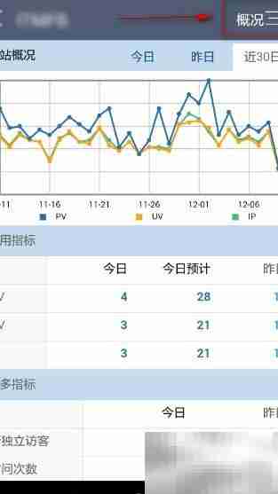手机端统计网站数据
