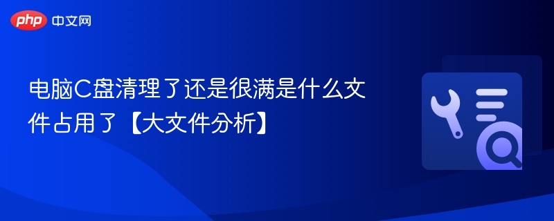 C盘清理后仍满？大文件分析与释放技巧