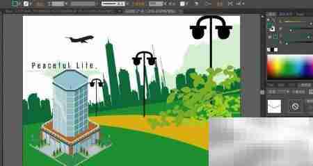 城市公园插画设计新风尚