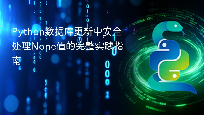 Python数据库更新时如何处理None值