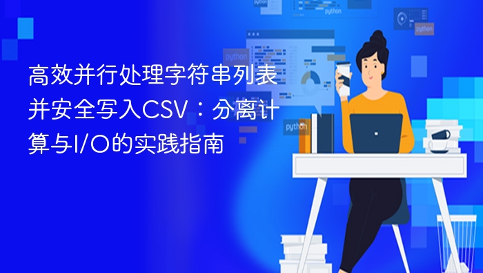 高效并行处理字符串列表并安全写入CSV:分离计算与I/O的实践指南