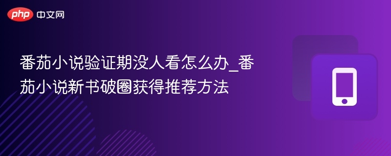 新书验证期无人看？番茄小说破圈技巧分享