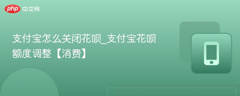 支付宝怎么关闭花呗_支付宝花呗额度调整【消费】