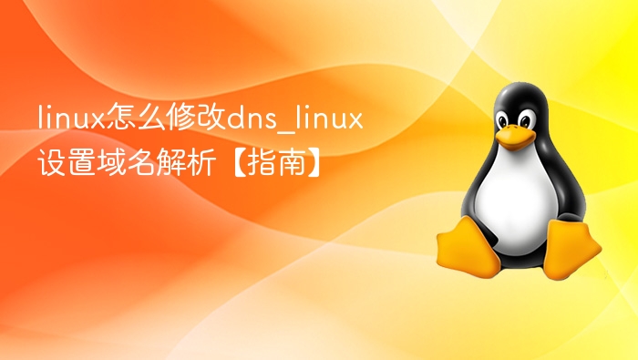 Linux修改DNS设置教程
