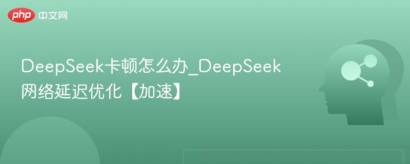 DeepSeek卡顿解决与网络优化技巧